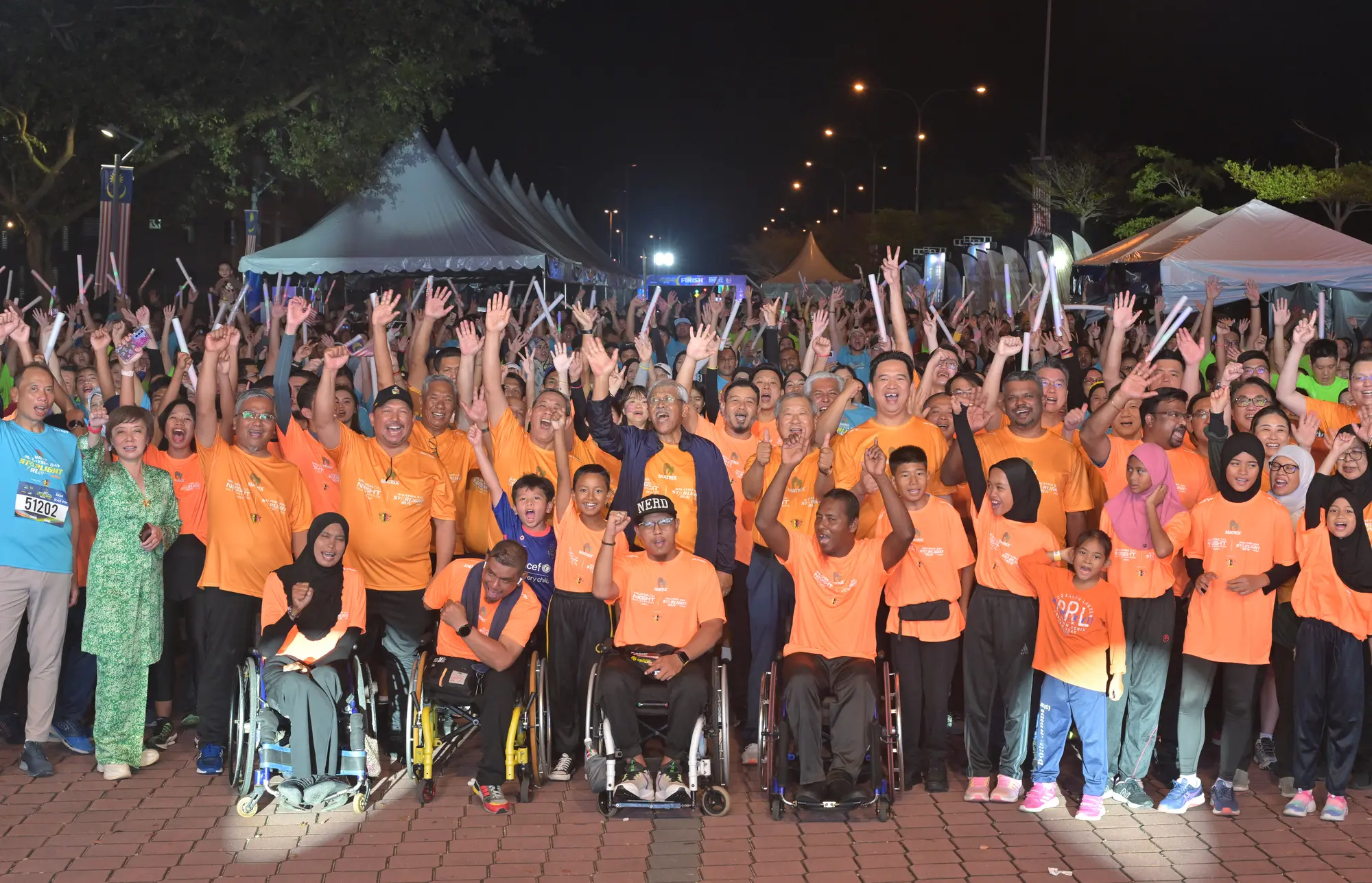 Matrix Malaysia Day – Night Half Marathon 2024, the first-ever event of its kind in Negeri Sembilan, celebrating a night of unity, inclusion, and community spirit