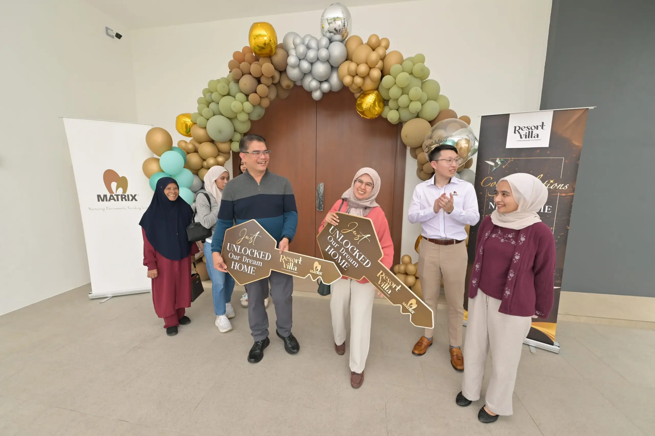 Matrix Concepts: A Milestone of Excellence: Resort Villa Handover Marks 88% Qlassic Achievement​