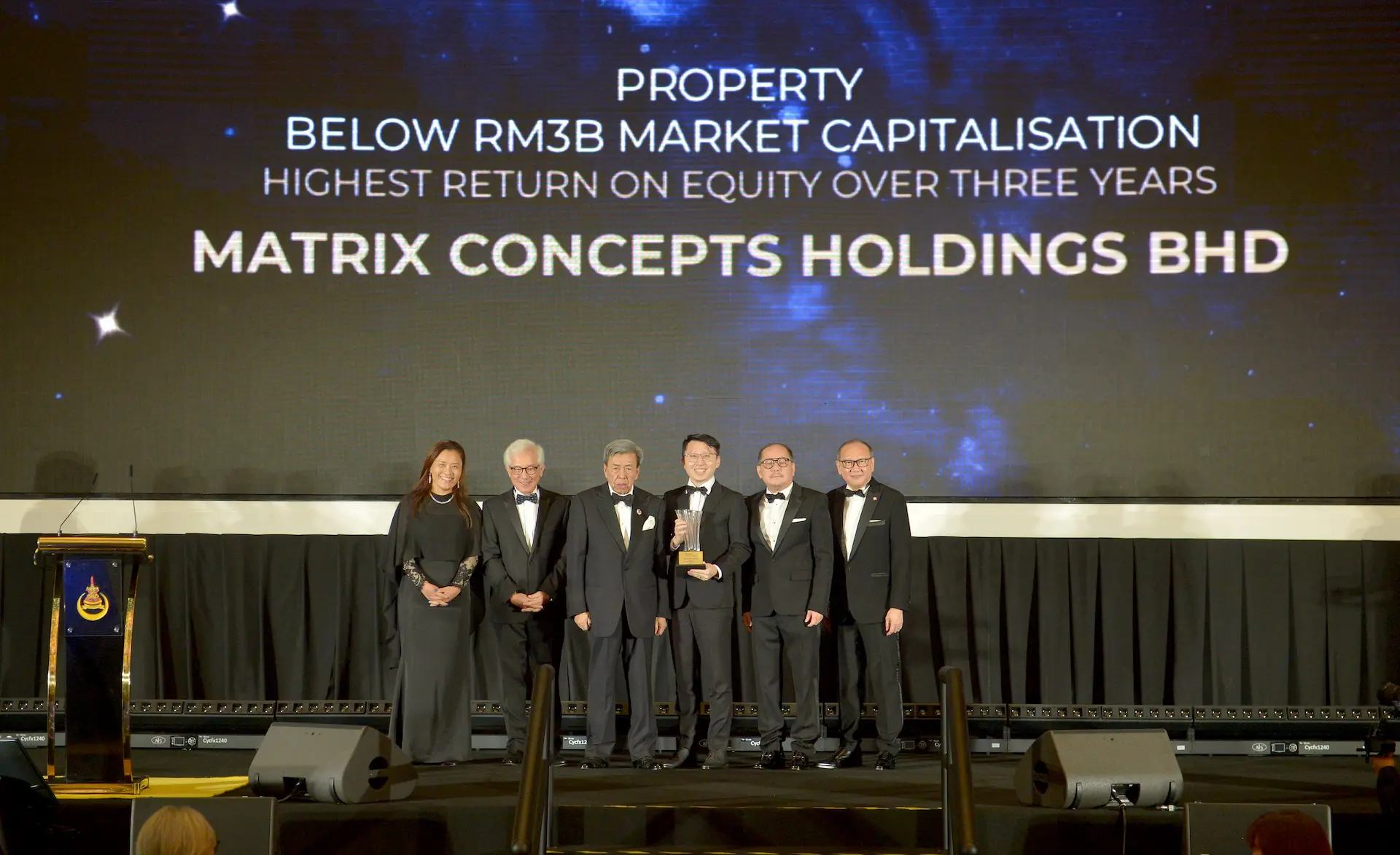 Matrix Concepts Celebrates Recognition at The Edge Billion Ringgit Club 2025, Among Malaysia’s Top Corporate