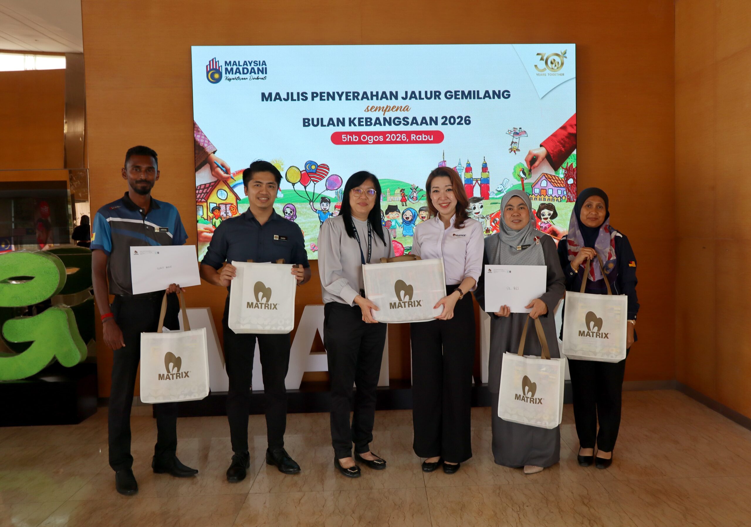 Matrix Concepts launches National Day event, invites children to create harmonious paintings